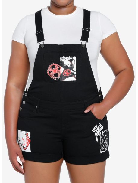 Her Universe Marvel Spider-Man: Across The Spider-Verse Miles Shortalls Plus Size Bottoms Girls