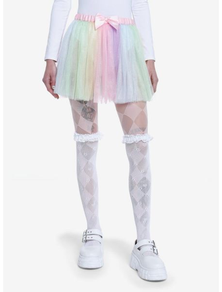 Sweet Society Rainbow Tulle Tutu Skirt Girls Bottoms