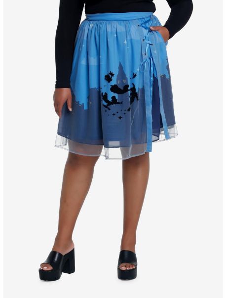 Bottoms Disney Peter Pan Night Sky Lace-Up Skirt Plus Size Girls