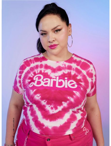 Barbie Logo Heart Tie-Dye Girls Baby T-Shirt Plus Size Crop Tops Girls