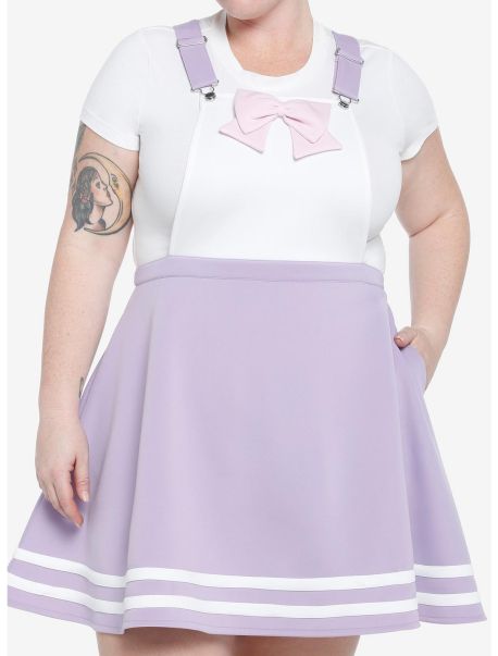 Dresses Pastel Purple & Pink Bow Skirtall Plus Size Girls