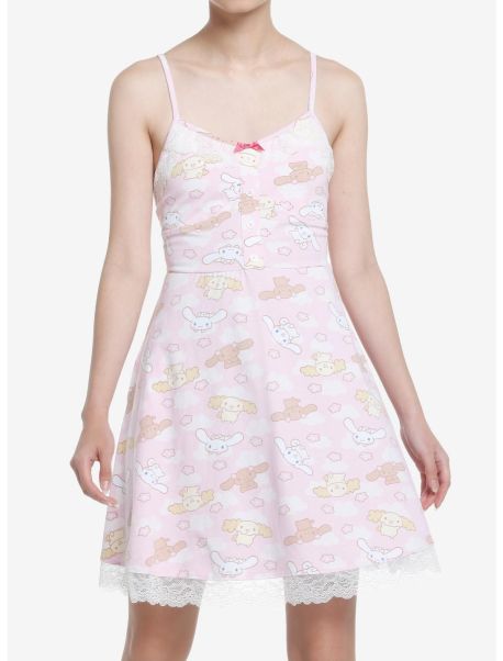 Girls Cinnamoroll Family Pink Cami Dress Dresses