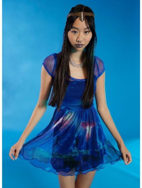 Avatar: The Way Of Water Mesh Dress Girls Dresses