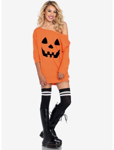 Long Sleeve Pumpkin Dress Dresses Girls