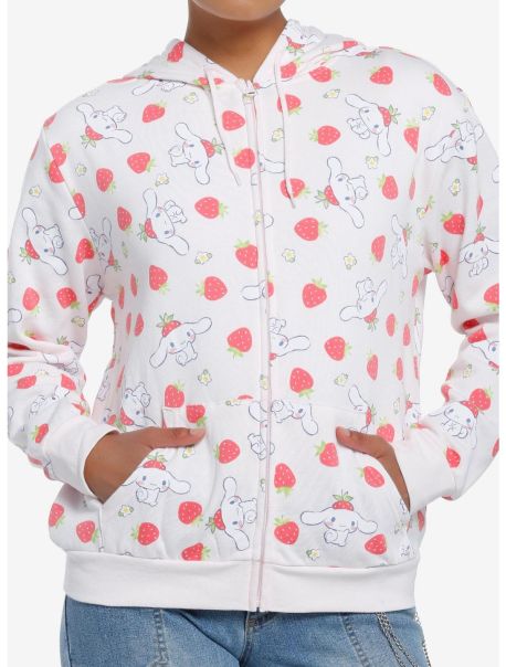 Hoodies Cinnamoroll Strawberries Girls Hoodie Girls