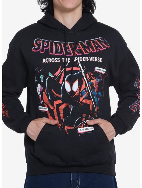 Marvel Spider-Man: Across The Spider-Verse Characters Hoodie Hoodies Girls