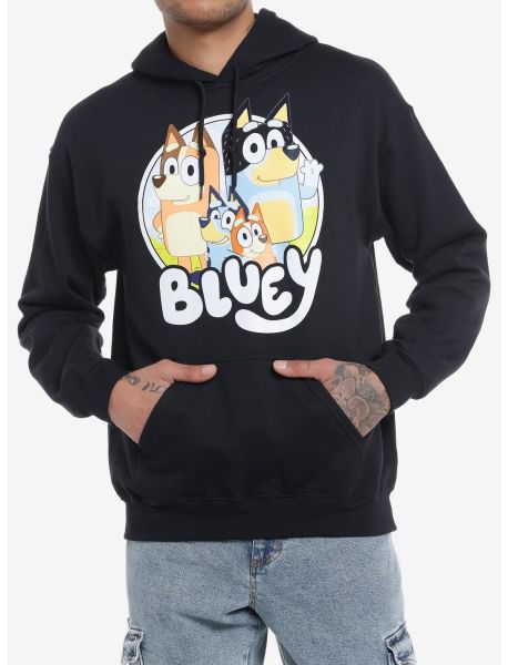 Girls Hoodies Bluey Family Hoodie