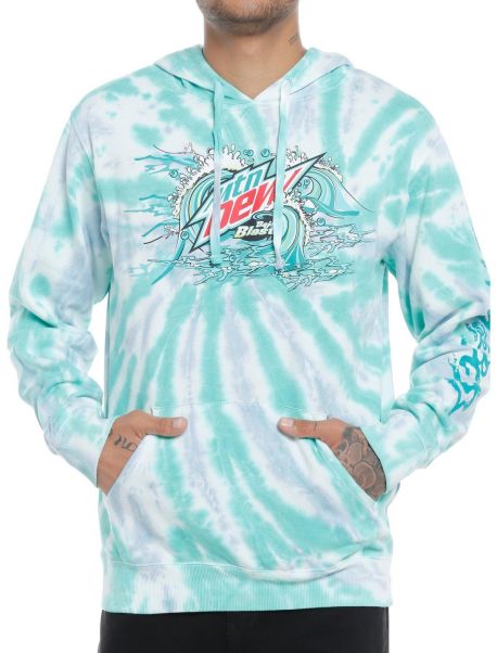 Girls Mountain Dew Baja Blast Tie-Dye Hoodie Hoodies