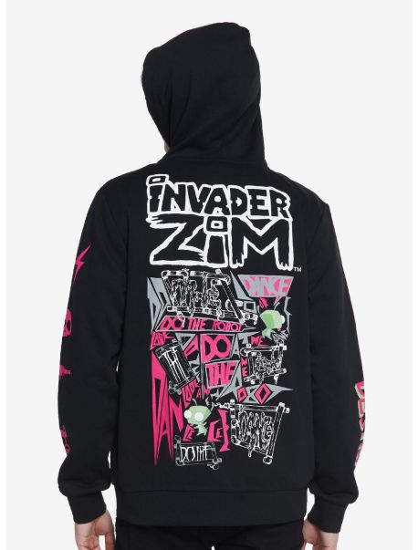 Hoodies Invader Zim Doom Collage Hoodie Girls