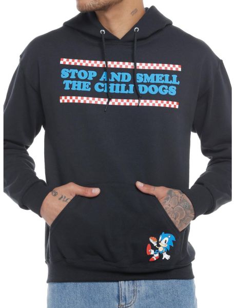 Sonic The Hedgehog Stop And Smell The Chili Dogs Hoodie Girls Hoodies