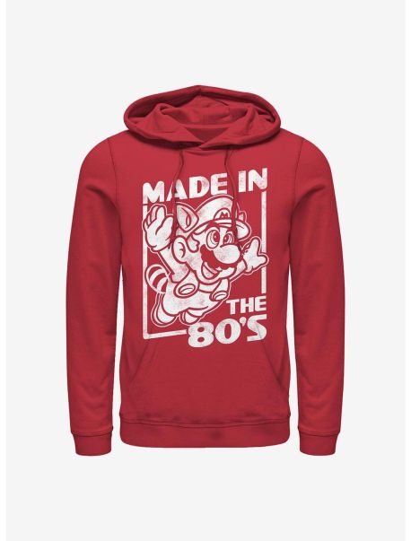 Girls Nintendo Mario Made In The 80'S Hoodie Hoodies