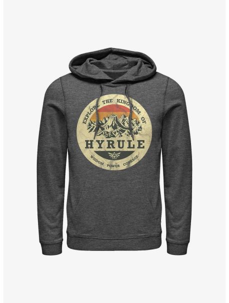 Hoodies Girls Nintendo The Legend Of Zelda Explore Hyrule Hoodie