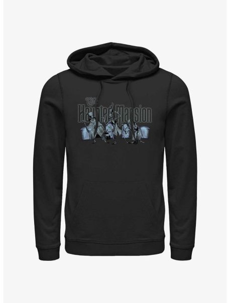 Hoodies Girls Disney Haunted Mansion Hitchhiking Ghosts Logo Hoodie