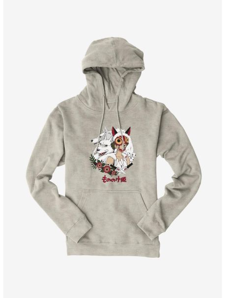 Hoodies Girls Studio Ghibli Princess Mononoke Wolf Princess Hoodie