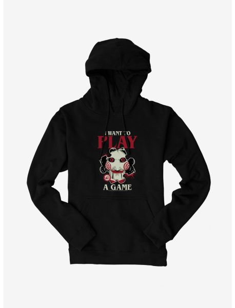 Hoodies Saw I Want To Play A Game Hoodie Girls