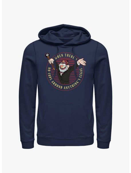 Disney Gravity Falls Stan No Cops Anything's Legal Hoodie Girls Hoodies