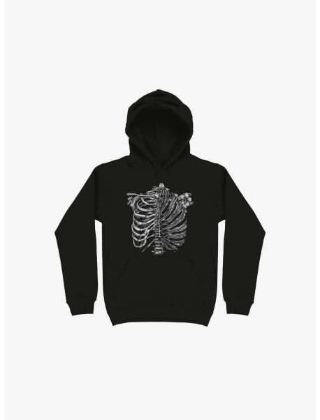 Hoodies Girls Skeleton Rib Tropical Hoodie