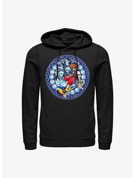 Hoodies Disney Kingdom Hearts Stained Glass Sora Hoodie Girls