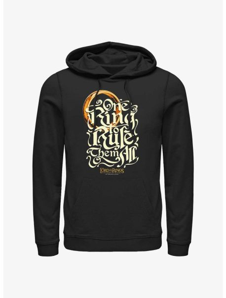 Girls The Lord Of The Rings One Ring Rules Hoodie Hoodies