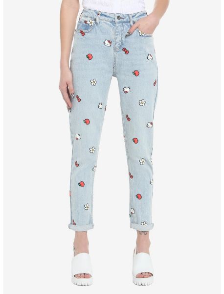 Girls Hello Kitty Icons Mom Jeans Jeans