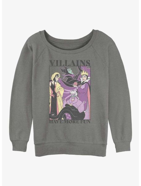 Long Sleeves Disney Villains Have More Fun Box Girls Sweatshirt Girls
