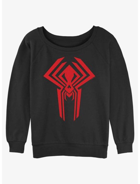 Long Sleeves Marvel Spider-Man Spider Symbol Girls Slochy Sweatshirt Girls