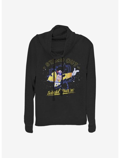 Disney A Goofy Movie Above The Crowd Cowlneck Long-Sleeve Girls Top Long Sleeves Girls