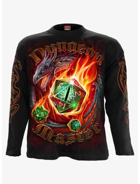 Long Sleeves Dungeon Master Long-Sleeve T-Shirt Girls
