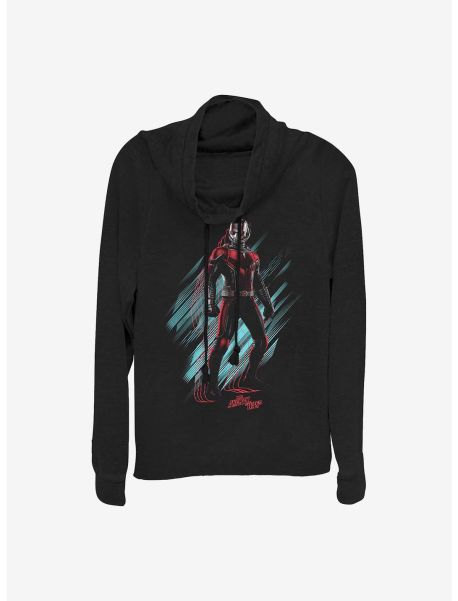 Long Sleeves Marvel Ant-Man Stand Alone Cowlneck Long-Sleeve Girls Top Girls