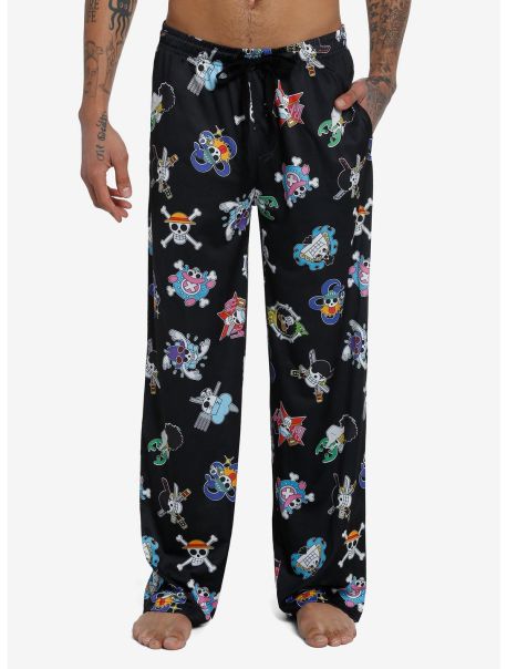 Loungewear Girls One Piece Jolly Roger Pajama Pants
