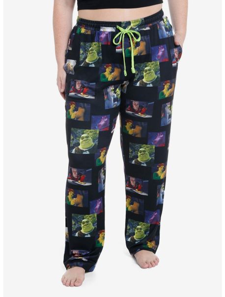 Shrek Film Scenes Girls Pajama Pants Plus Size Girls Loungewear