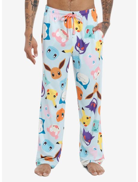 Loungewear Pokemon Head Toss Pajama Pants Girls