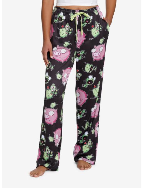 Invader Zim Gir Pig Pajama Pants Loungewear Girls