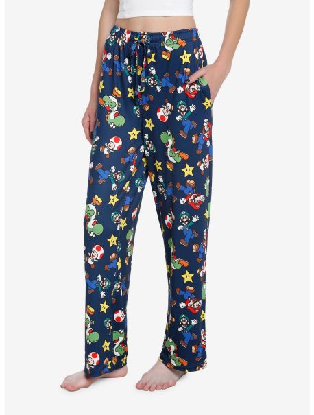 Girls Loungewear Super Mario Bros. Characters Pajama Pants