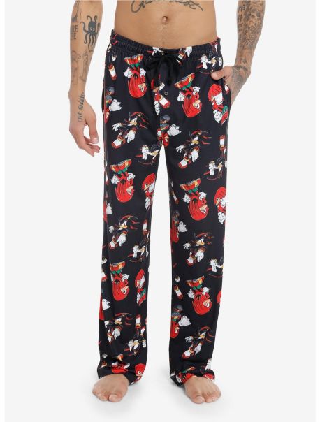 Sonic The Hedgehog Knuckles & Shadow Pajama Pants Girls Loungewear