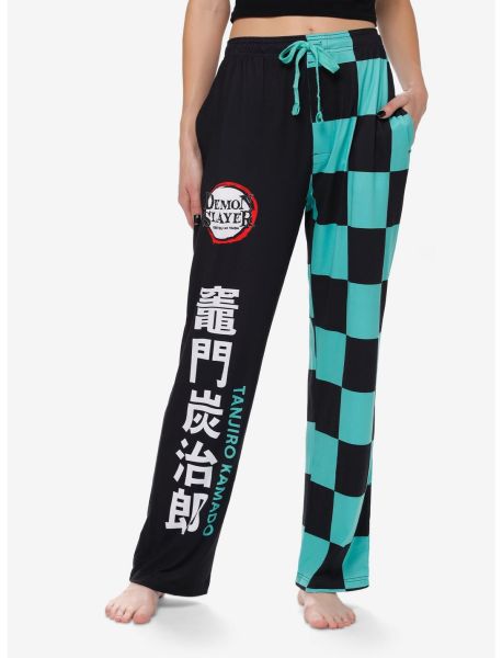 Loungewear Demon Slayer: Kimetsu No Yaiba Tanjiro Split Pajama Pants Girls