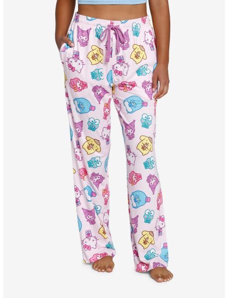 Loungewear Hello Kitty And Friends Pastel Pajama Pants Girls
