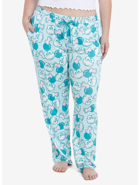 Keroppi Boba Bow Girls Pajama Pants Plus Size Loungewear Girls