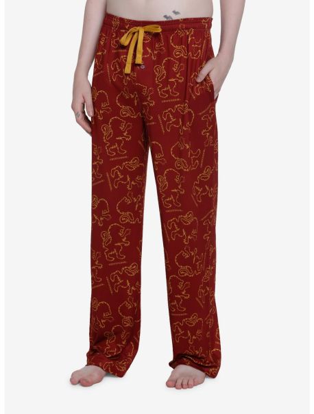 Girls Loungewear Harry Potter Gryffindor Symbol Pajama Pants