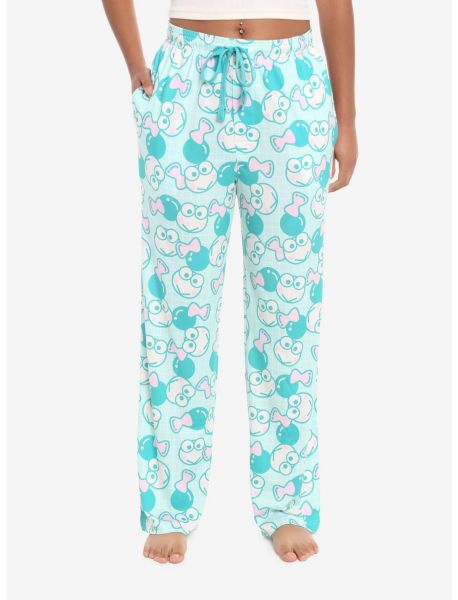 Loungewear Keroppi Boba Bow Pajama Pants Girls