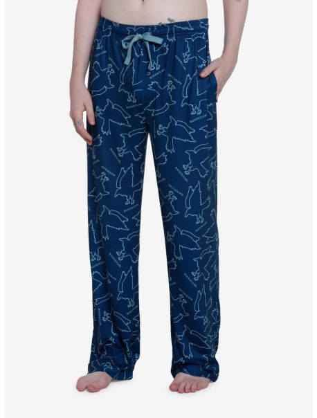 Harry Potter Ravenclaw Symbol Pajama Pants Loungewear Girls