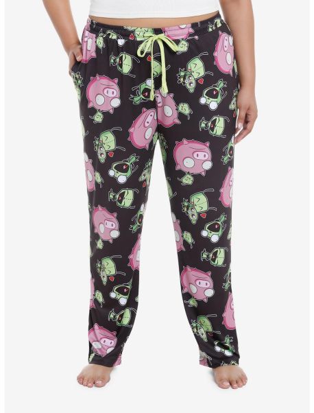 Girls Loungewear Invader Zim Characters Girls Pajama Pants Plus Size