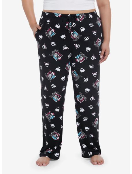 Loungewear Girls Monster High Logo Girls Pajama Pants Plus Size