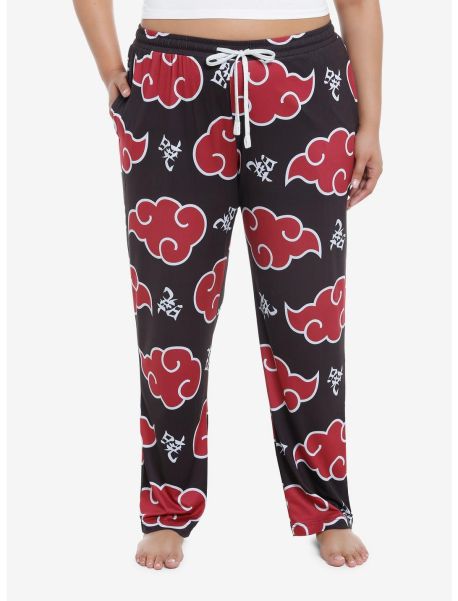 Loungewear Naruto Shippuden Akatsuki Clouds Girls Pajama Pants Plus Size Girls
