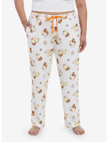 Pompompurin Honeybee Pastries Girls Pajama Pants Plus Size Loungewear Girls