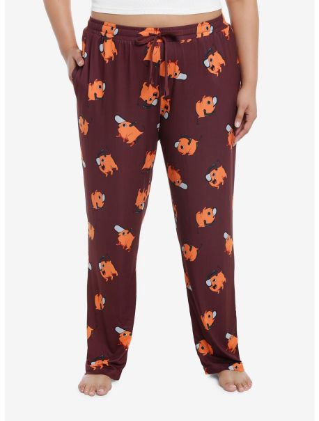 Girls Loungewear Chainsaw Man Pochita Pajama Pants Plus Size