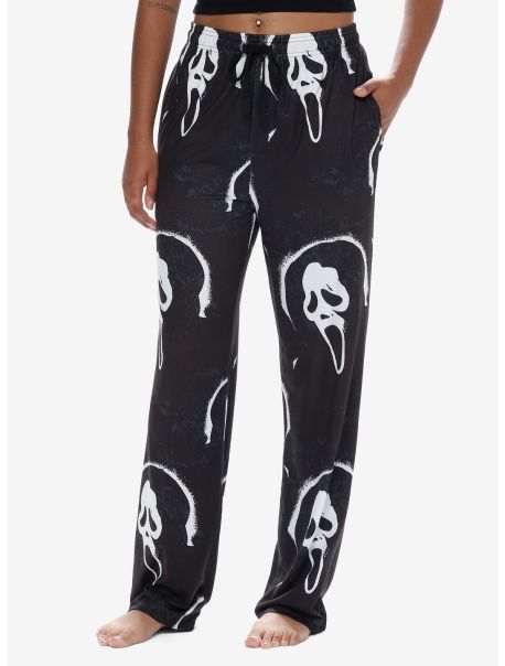 Loungewear Girls Scream Ghost Face Pajama Pants