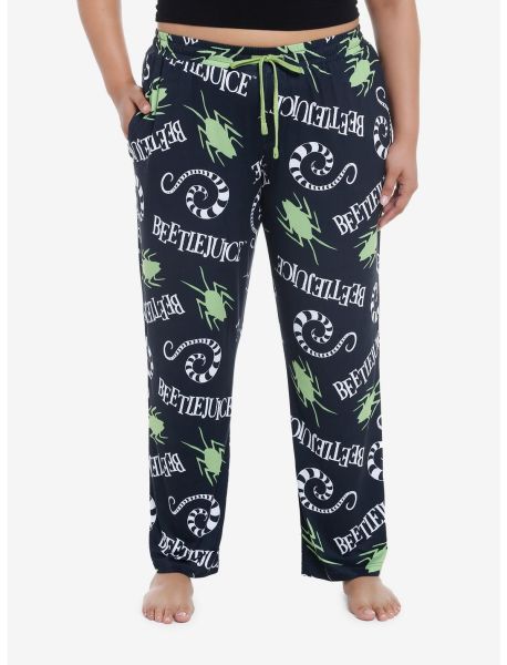 Loungewear Beetlejuice Worms & Beetles Girls Pajama Pants Plus Size Girls