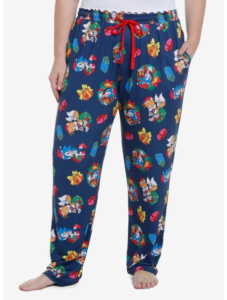 Loungewear Sonic The Hedgehog Holiday Pajama Pants Plus Size Girls