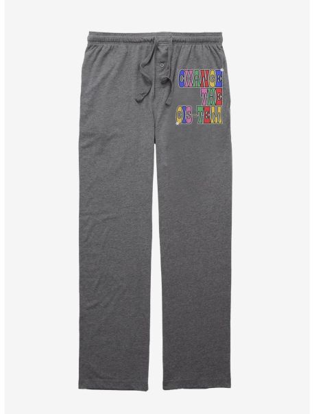 Pajamas Girls Change The Cis-Tem Pajama Pants